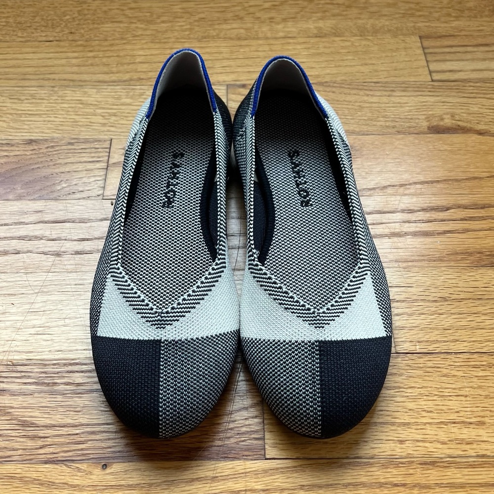 Rothy’s The Flat in Captoe Black (Discontinued)